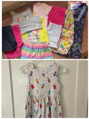 12 pcs! Bundle summer girls 7/8